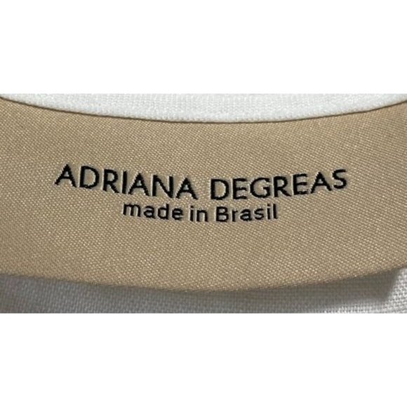 Adriana Degreas White Jumpsuit with Belted Waist - Picture 5 of 6